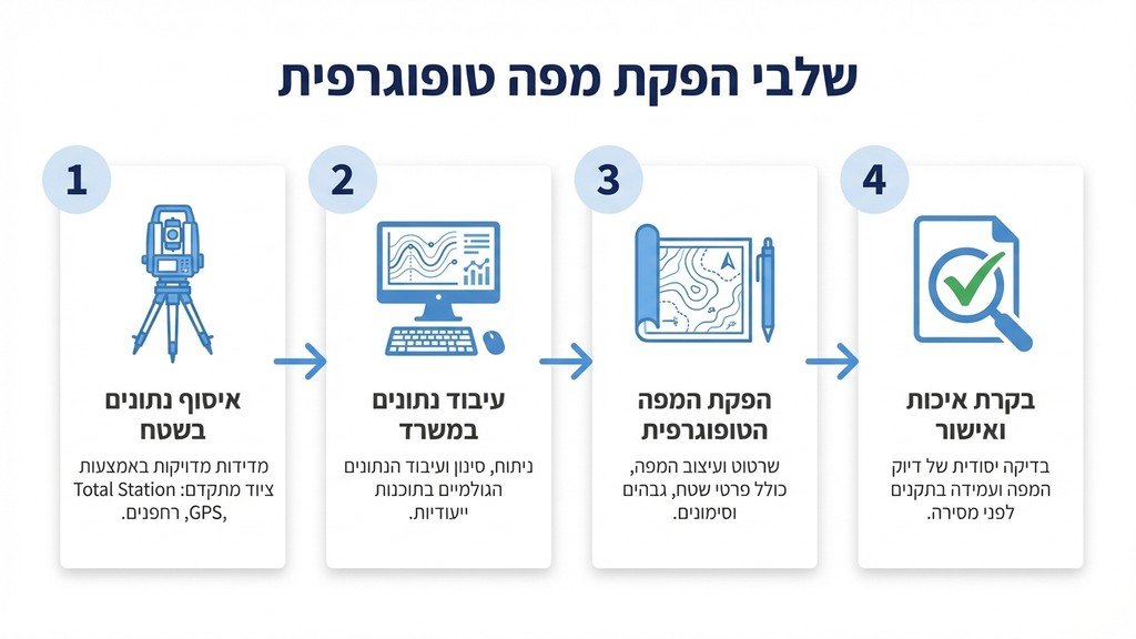 מודד מוסמך בעפולה מבצע מדידה טופוגרפית באתר בנייה