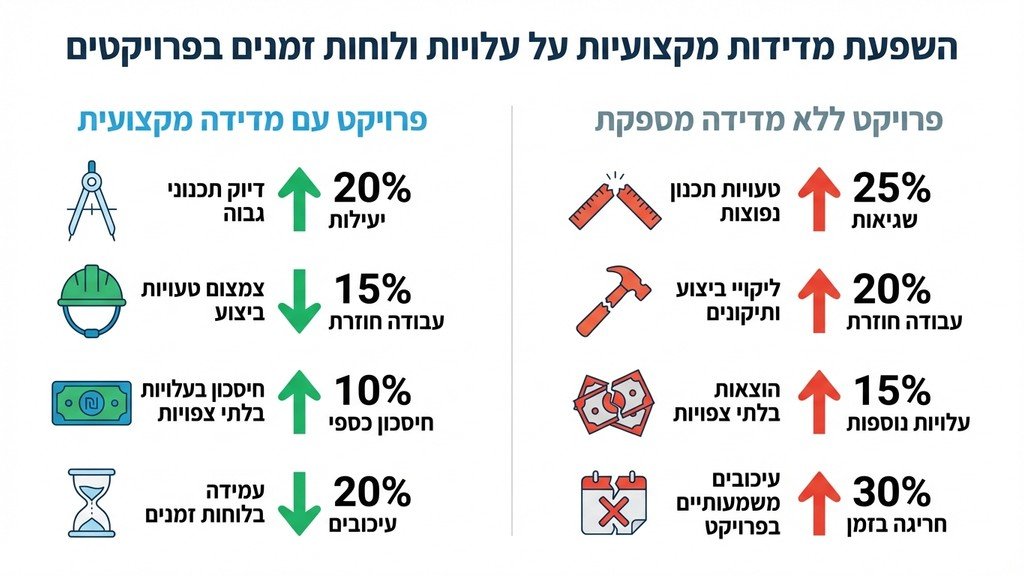 סימון קווי בניין וכלונסאות בשטח