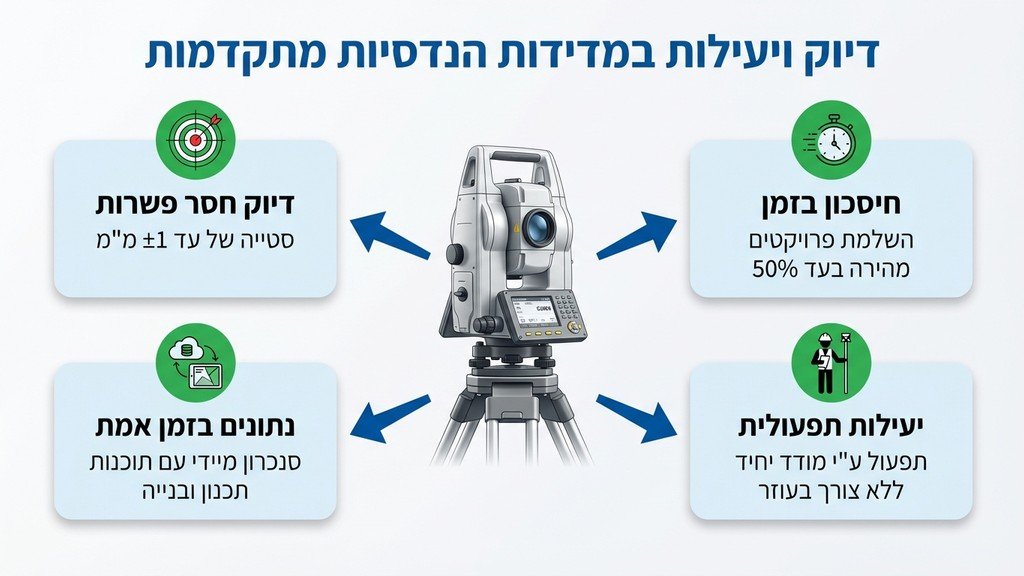 מודד בתים מקצועי מבצע מדידה בשטח